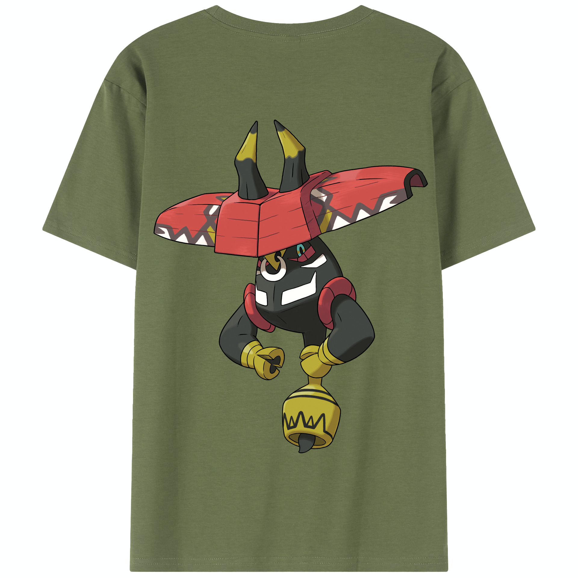 （画像用） ポケットモンスター Pokémon 綿100％半袖Tシャツ（背面プリント）
